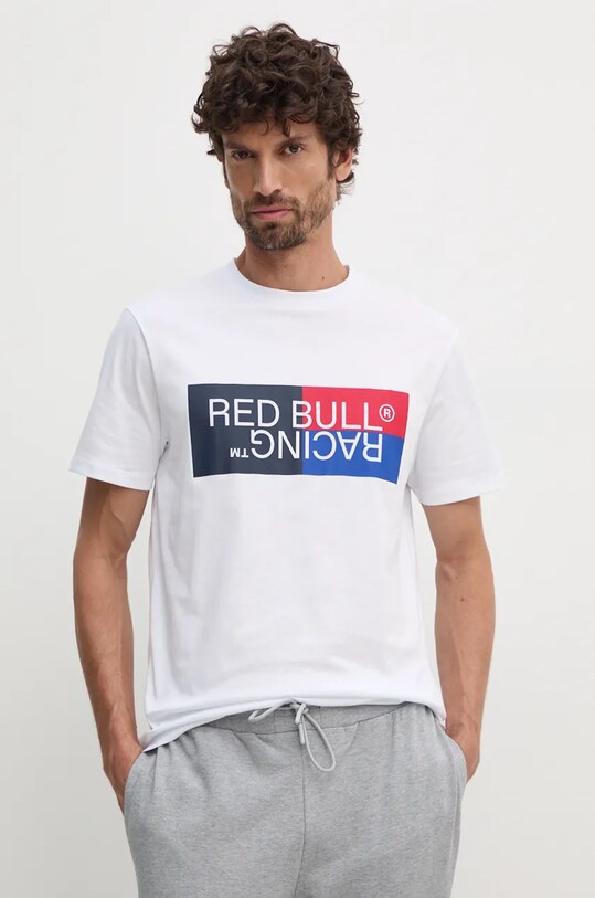 Бавовняна футболка Red Bull Racing x Pepe Jeans Red Bull Racing x Pepe Jeans білий RM500001