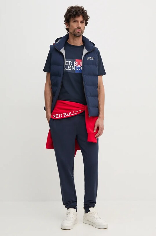 Red Bull Racing x Pepe Jeans t-shirt bawełniany RM500001 granatowy AW24