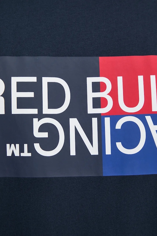 Бавовняна футболка Red Bull Racing x Pepe Jeans Red Bull Racing x Pepe Jeans RM500001 темно-синій