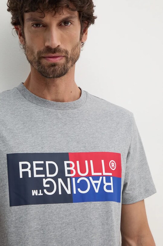 Pepe Jeans tricou din bumbac Red Bull Racing x Pepe Jeans print gri RM500001