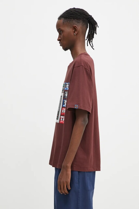 ICECREAM t-shirt bawełniany ICTV IC24348 brązowy AW24