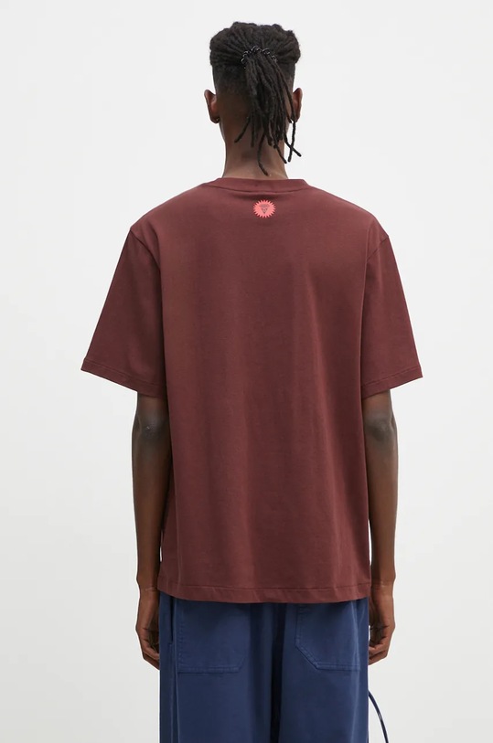 Îmbrăcăminte ICECREAM tricou din bumbac ICTV IC24348 maro