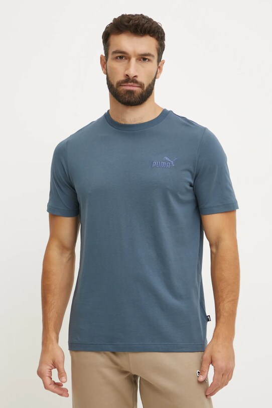 Puma t-shirt bawełniany bawełna niebieski 681891