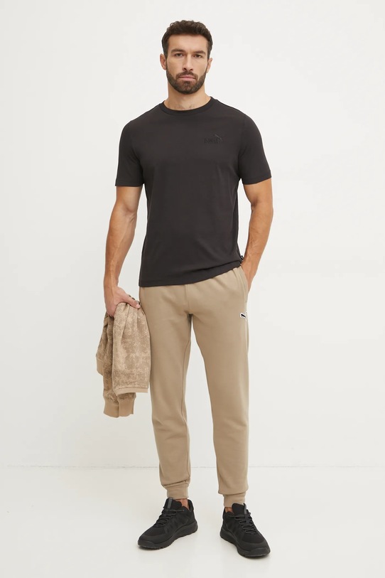 Хлопковая футболка Puma 681891 чёрный AW24