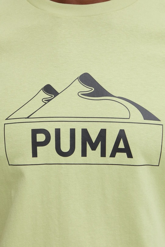 Bavlnené tričko Puma 681994 zelená