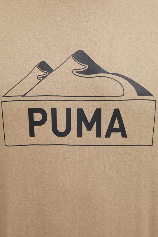 Puma tricou din bumbac 681994 bej