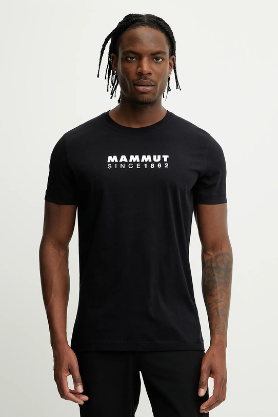 Mammut tricou Mammut Core print negru 1017.04024