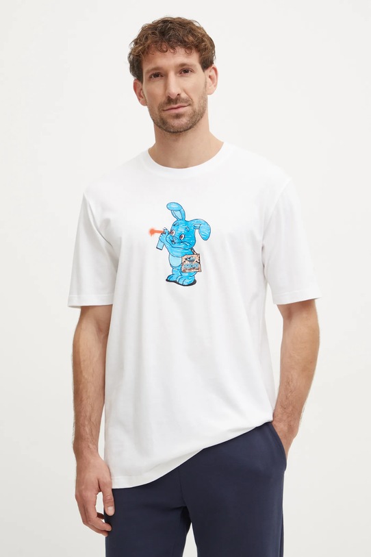 Bavlněné tričko adidas Originals béžová IX6783