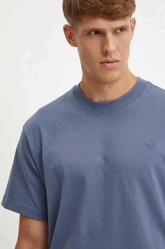 adidas Originals t-shirt bawełniany niebieski IY2256