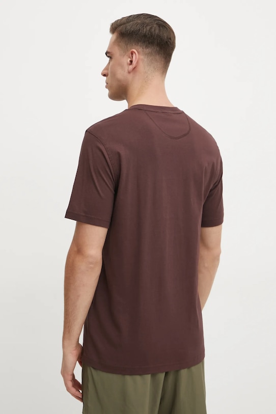 Oblečení Bavlněné tričko adidas Originals IZ2100 hnědá