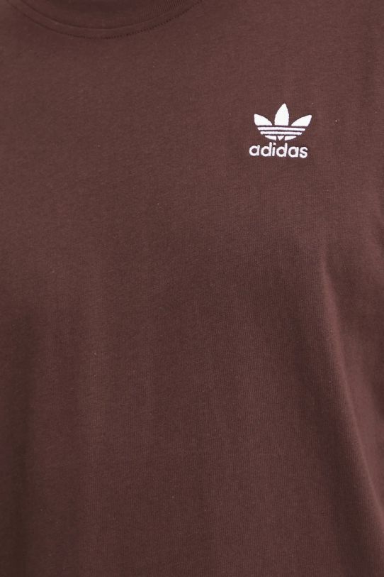 Bavlnené tričko adidas Originals IZ2100 hnedá