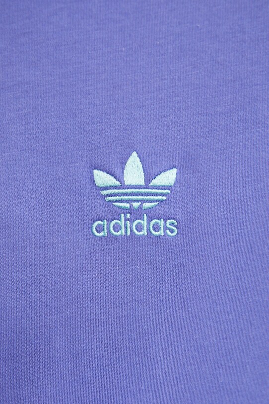 adidas Originals t-shirt bawełniany IZ2107 fioletowy