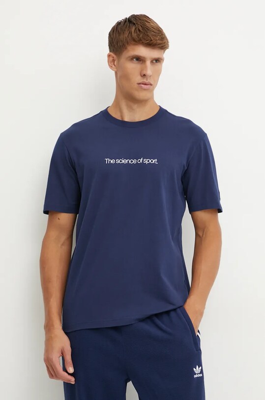 Футболка adidas Originals бавовна темно-синій IZ2589
