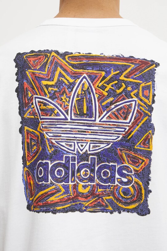 Хлопковая футболка adidas Originals белый JN1278
