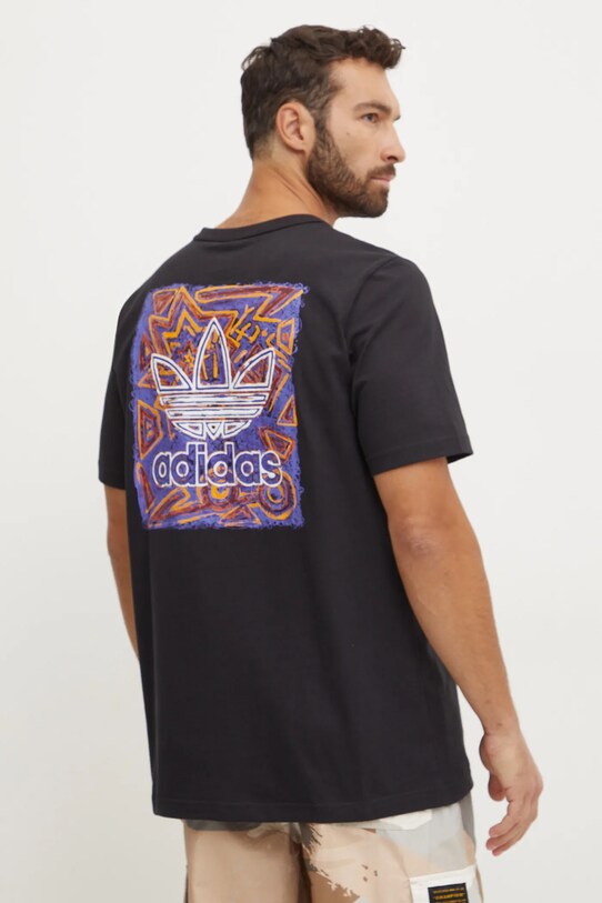 adidas Originals tricou din bumbac negru JN1279