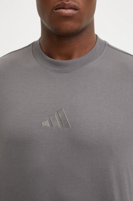 adidas tricou din bumbac All SZN IY4145 gri