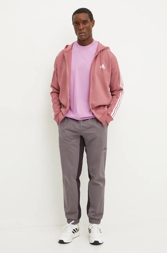 adidas tricou din bumbac All SZN IY4149 violet AW24
