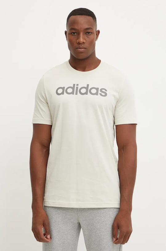 Tričko adidas Essentials béžová IZ4771