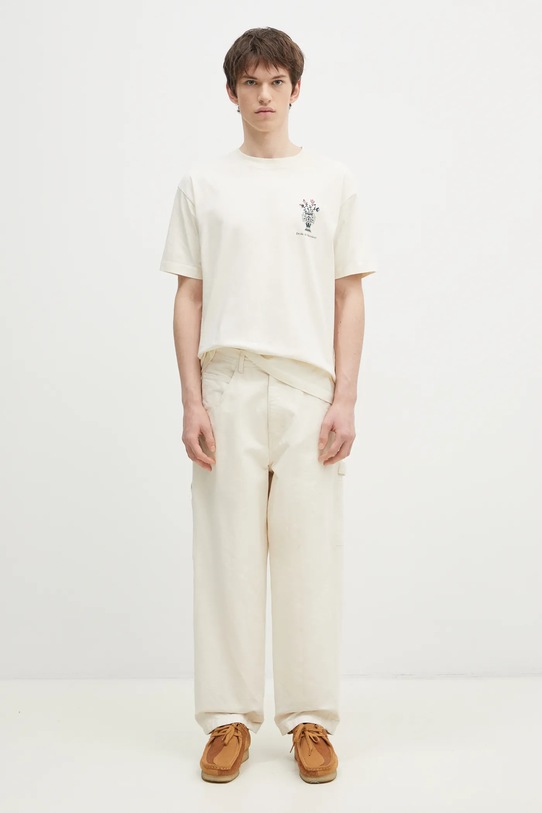 Drôle de Monsieur t-shirt Le T-Shirt Vase E.TS211.CO165.CM beige