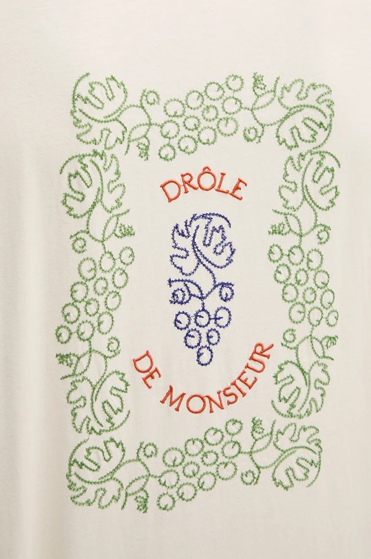 Бавовняна футболка Drôle de Monsieur Le T-Shirt DrUle Grappe E.TS212.CO165.CM