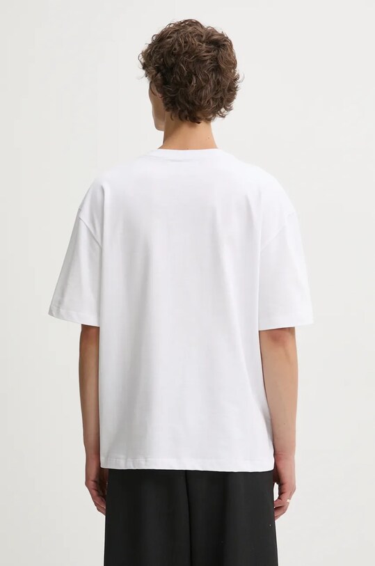 Îmbrăcăminte Fiorucci tricou din bumbac M01FMTSH103CJ01WH04 alb