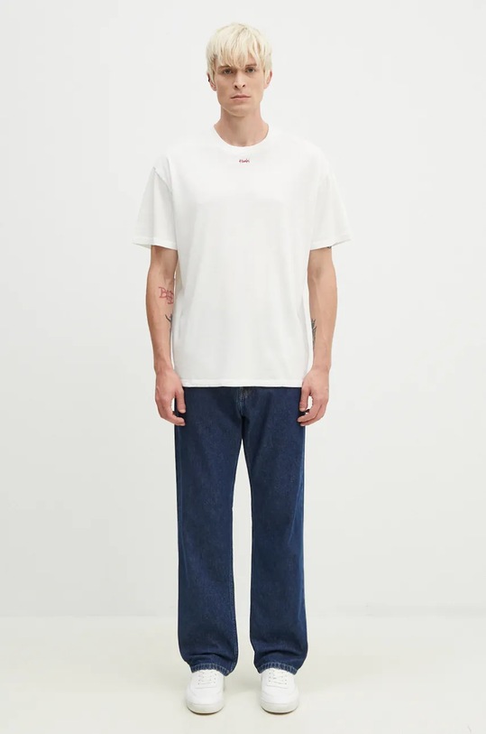 Bombažna kratka majica KSUBI Stitch Up Biggie MPF24TE023