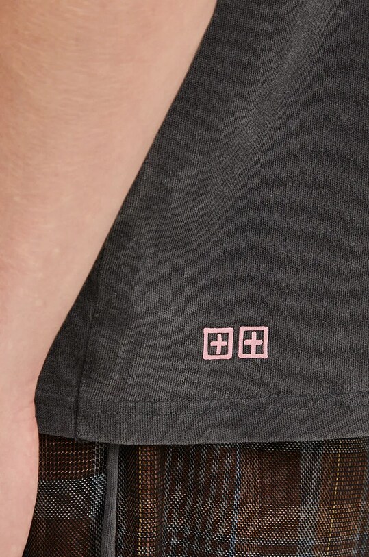 Bavlnené tričko KSUBI Graff Rose Kash MPF24TE024 sivá