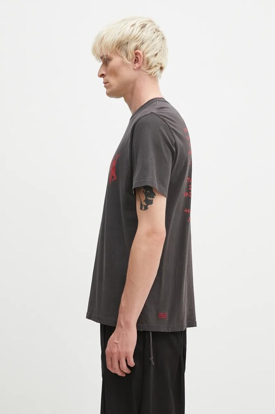KSUBI tricou din bumbac Sabbath Kash MFA24TE002 negru AW24