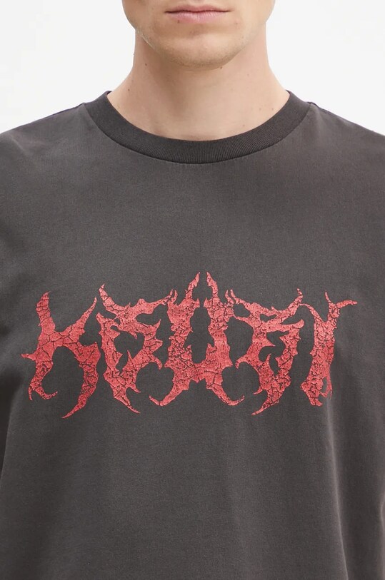 KSUBI tricou din bumbac Sabbath Kash negru MFA24TE002