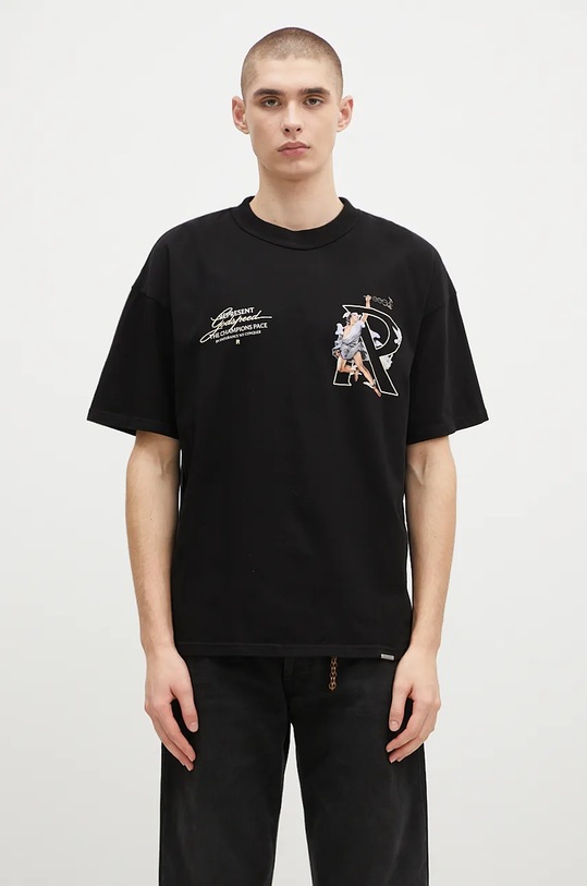 Clothing Represent cotton t-shirt Hermes MLM4228.001 black