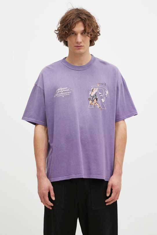Clothing Represent cotton t-shirt Hermes MLM4228.057 violet