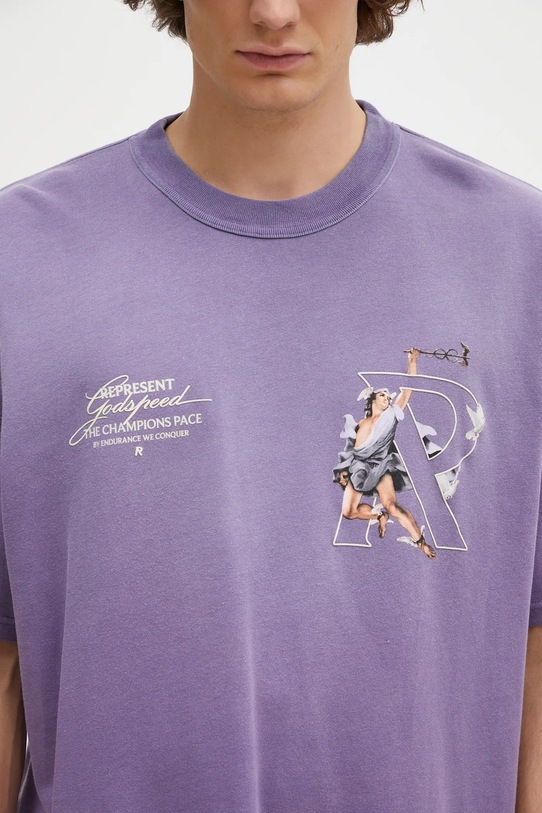Represent cotton t-shirt Hermes violet MLM4228.057
