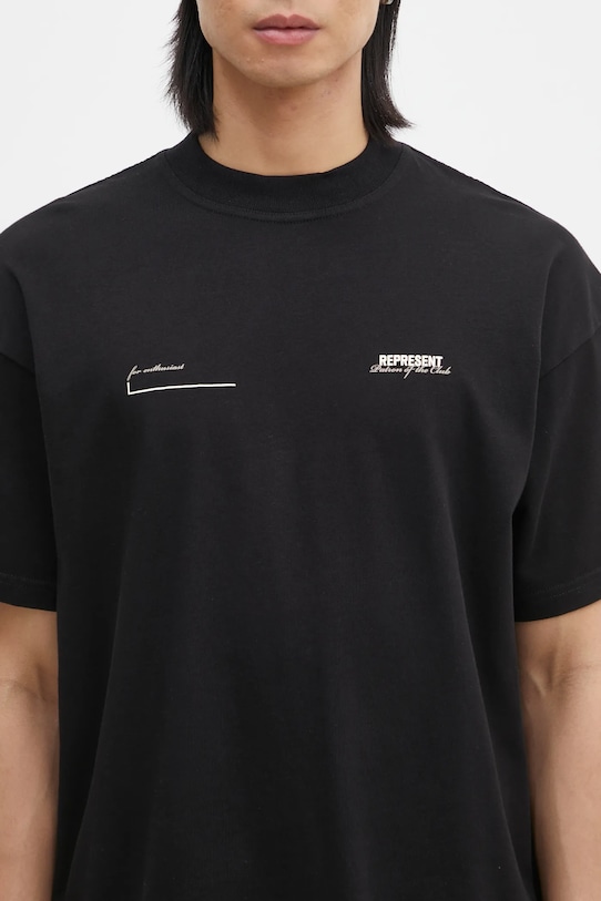 Хлопковая футболка Represent Patron Of The Club чёрный MLM4274.001