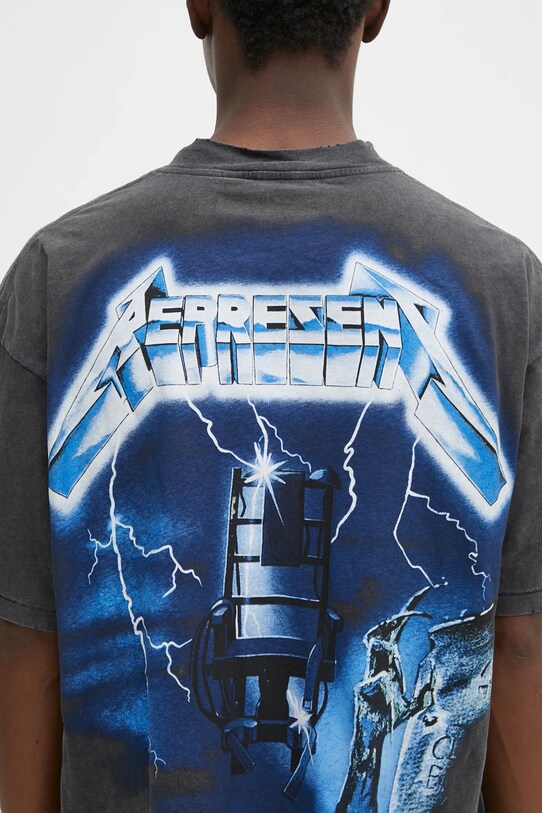 Represent tricou Metallica Ride The Lightning SS gri MLM4356.20