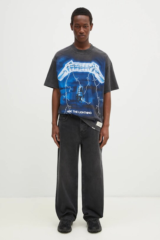 Represent tricou Metallica Ride The Lightning SS MLM4356.20 gri