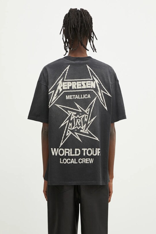 Abbigliamento Represent t-shirt Metallica 40 Year Anniversary SS MLM4358.230 nero