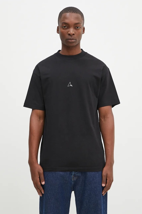 ROA cotton t-shirt regular black RBMW0254JY22