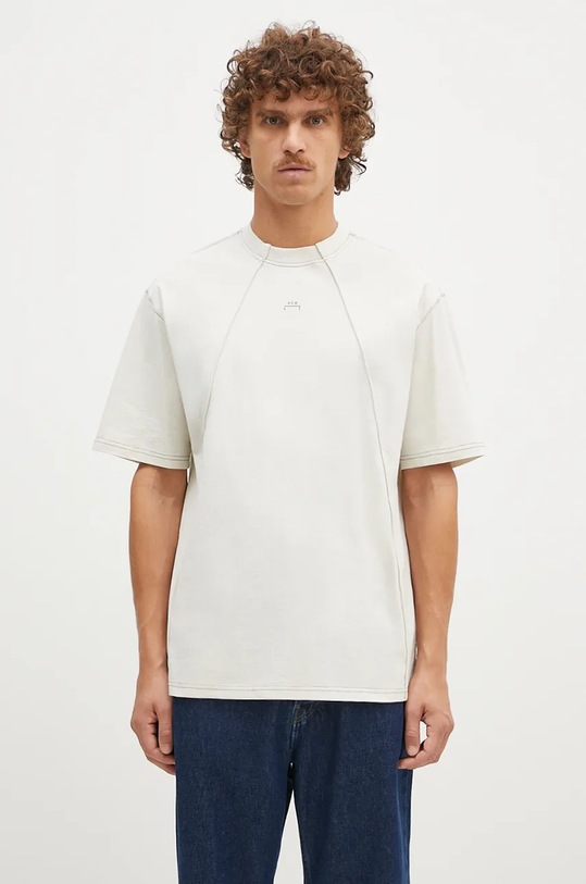 A-COLD-WALL* cotton t-shirt Millbank regular beige ACWMTS194