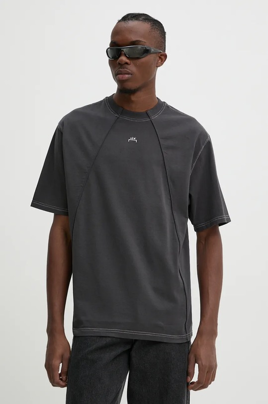 A-COLD-WALL* tricou din bumbac Millbank uni negru ACWMTS194