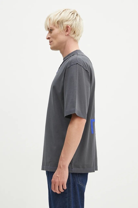 A-COLD-WALL* t-shirt bawełniany Aspect ACWMTS199 szary AW24