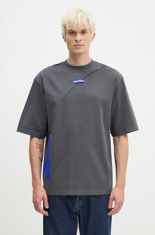 Odzież A-COLD-WALL* t-shirt bawełniany Aspect ACWMTS199 szary