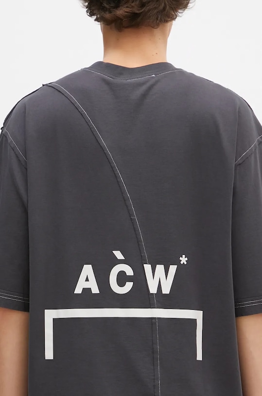 Îmbrăcăminte A-COLD-WALL* tricou din bumbac Aspect ACWMTS199 negru