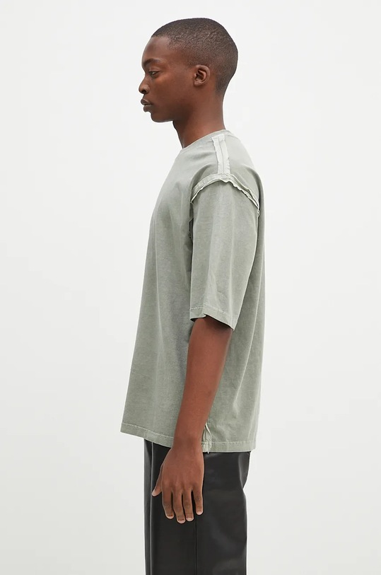 A-COLD-WALL* t-shirt bawełniany Facade ACWMTS195 szary AW24