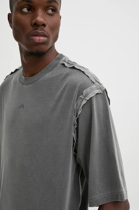 A-COLD-WALL* t-shirt in cotone Facade rilassato grigio ACWMTS195