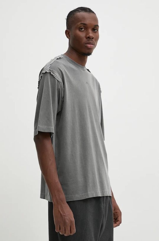 Bavlněné tričko A-COLD-WALL* Facade šedá ACWMTS195
