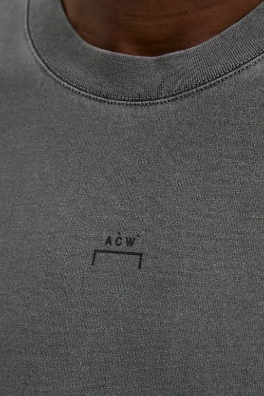 A-COLD-WALL* t-shirt bawełniany Facade ACWMTS195 szary