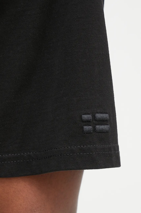 Βαμβακερό μπλουζάκι Napapijri S-Premium Ss NP0A4I6Q9411 μαύρο