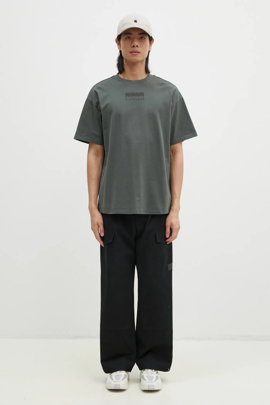 Napapijri tricou din bumbac S-Premium NP0A4I6QG1S1 verde