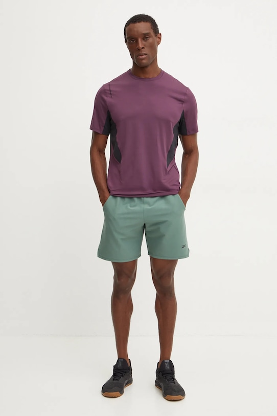 Футболка для тренинга Reebok Certified Athlete+ 100206790 фиолетовой AW24