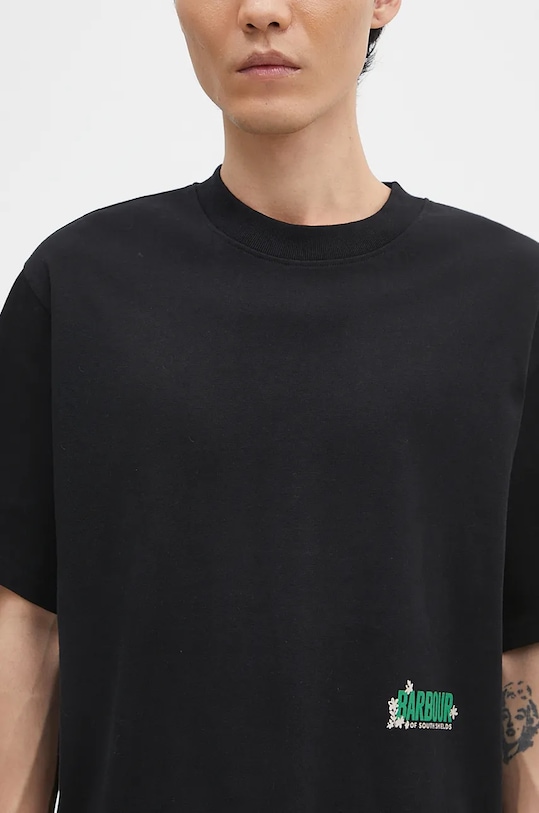 Barbour t-shirt in cotone Leonard OS Graphic nero MTS1353